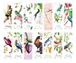 Set 28 Piezas Marcador De Página Libro Birds Aves Dibujos - Miniatura 4