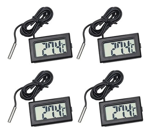 Pack 10 Termómetro Digital Con Sonda -50 A 110 ºc