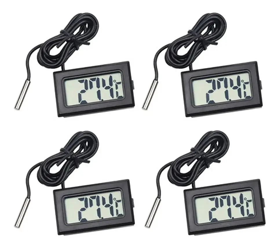 Pack 10 Termómetro Digital Con Sonda -50 A 110 ºc 1