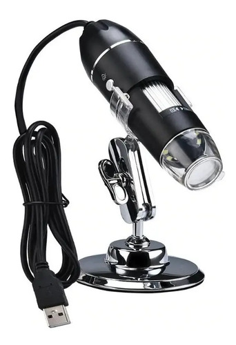 Microscopio Digital Profesional Zhongruiheze 1600x 2.0 Mp Usb Negro 1