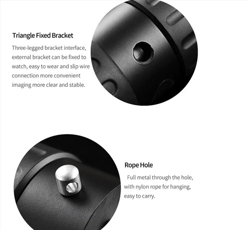 Monocular Nikula 10-30x25 Enfoque Variable + Estuche Color Negro 8