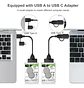 Adaptador Cable Usb 3.0 Y Usb-c A Sata 3 Hdd 2 En 1 - Miniatura 3