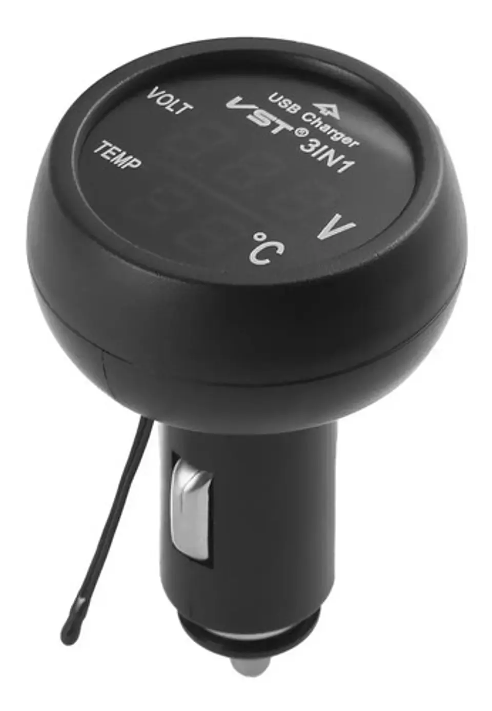 Termómetro Y Voltimetro Digital Automóvil 12 Y 24 V 7