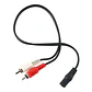 Adaptador De Conectores Audio Estéreo Rca A 3.5mm - Miniatura 1