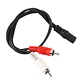 Adaptador De Conectores Audio Estéreo Rca A 3.5mm - Miniatura 2
