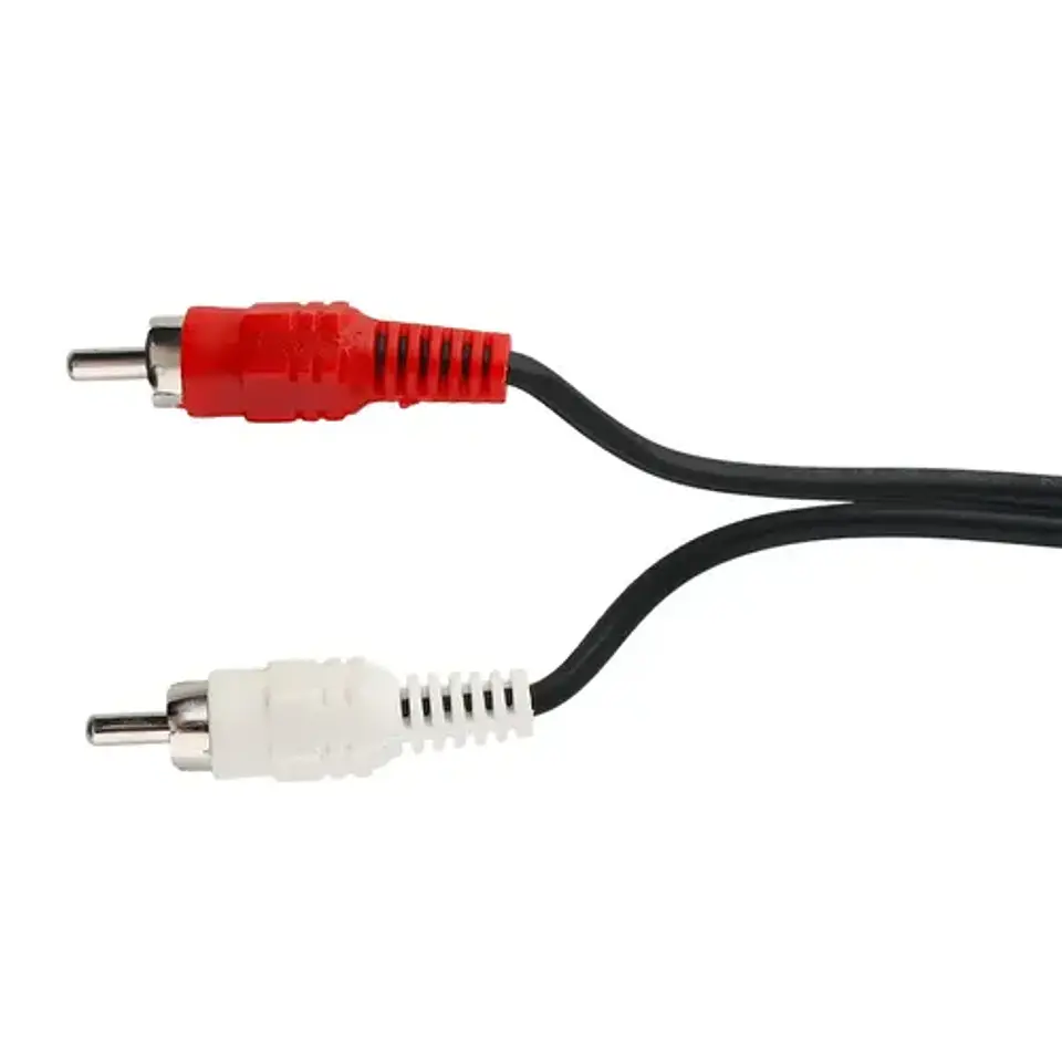 Adaptador De Conectores Audio Estéreo Rca A 3.5mm 4