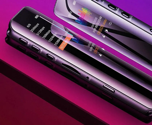 Grabadora Digital De Voz Sonido 16gb Mp3 V39 Doble Micrófono 5