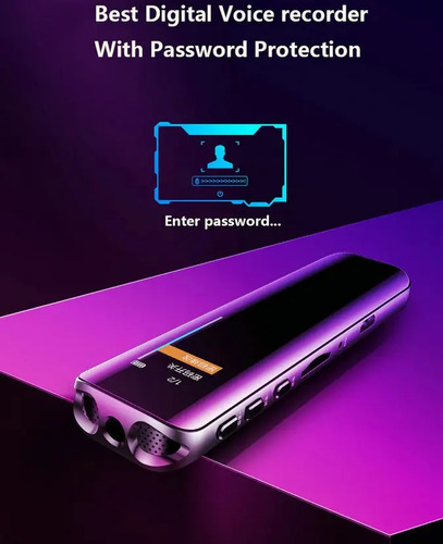 Grabadora Digital De Voz Sonido 16gb Mp3 V39 Doble Micrófono 6