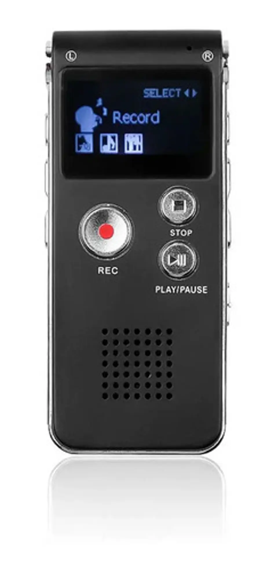 Grabador De Voz Digital 8gb Reproductor Mp3 Recargable 550h 3