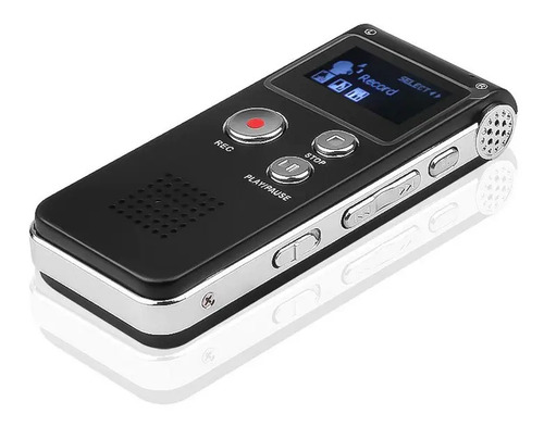 Grabador De Voz Digital 8gb Reproductor Mp3 Recargable 550h 5