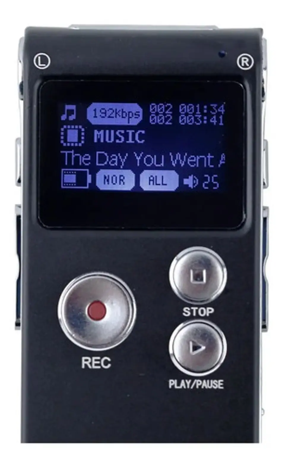 Grabador De Voz Digital 8gb Reproductor Mp3 Recargable 550h 6