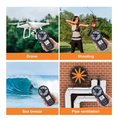 Anemómetro Digital Btmeter Bt-100 4