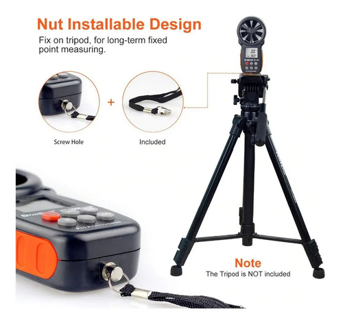 Anemómetro Digital Btmeter Bt-100 6