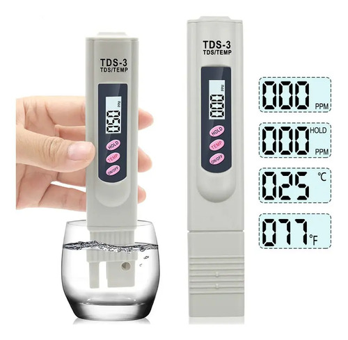 Medidor Tds Calidad Pureza Del Agua Temperatura Solidos Ppm 1