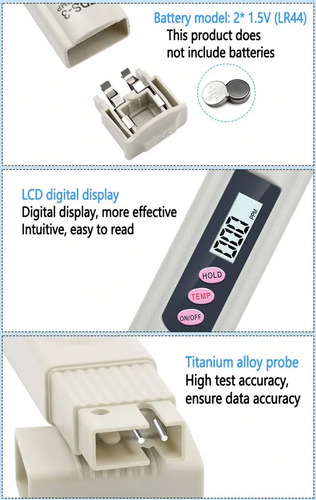 Medidor Tds Calidad Pureza Del Agua Temperatura Solidos Ppm 8