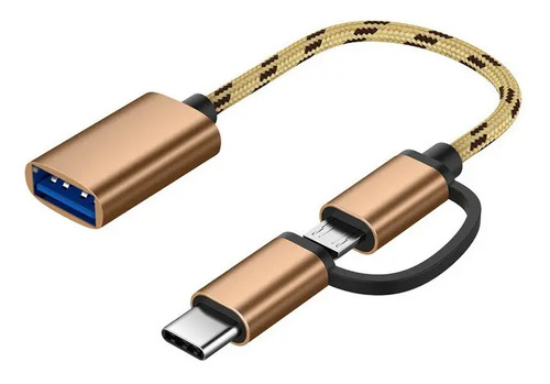 Adaptador Cable Usb 3.1 Tipo C A Usb 3.0 Celular| Dfast 2