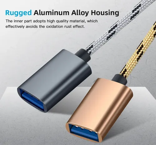 Adaptador Cable Usb 3.1 Tipo C A Usb 3.0 Celular| Dfast 3