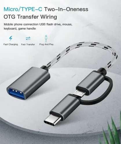 Adaptador Cable Usb 3.1 Tipo C A Usb 3.0 Celular| Dfast 10