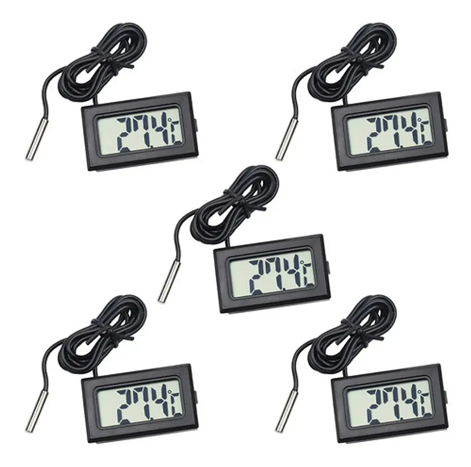 Pack 5 Termómetro Digital Con Sonda -50 A 110 ºC 1