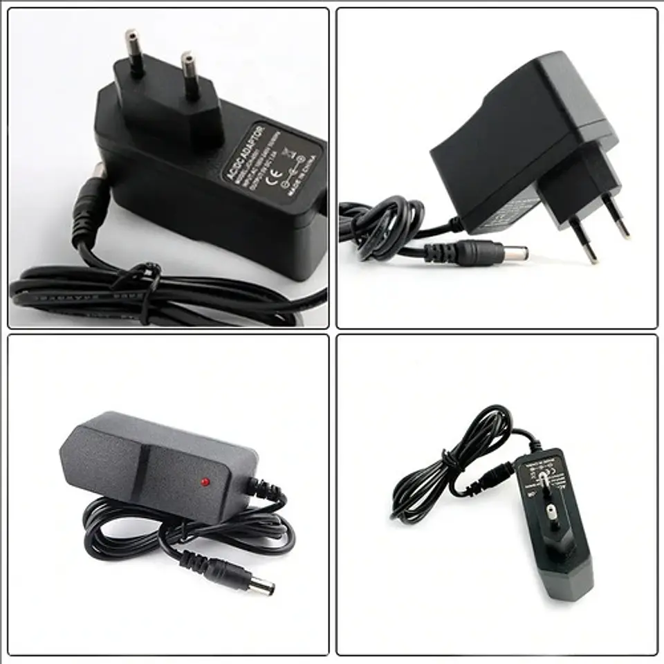 Cargador Fuente De Alimentación 5v 1a Con Conector 5.5x2.5mm 6