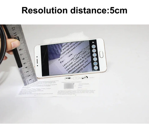 Cámara Endoscópica Flexible 1.5m Usb Tipo C Android Led 8