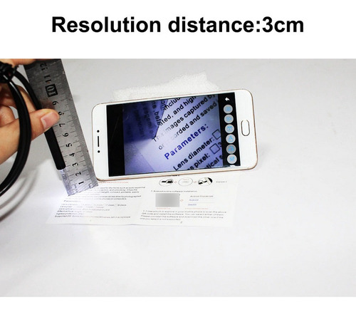 Cámara Endoscópica Flexible 1.5m Usb Tipo C Android Led 9