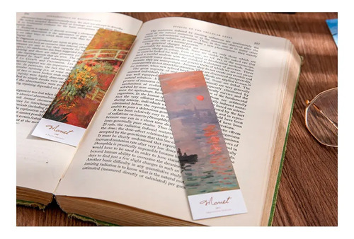 Set 30 Piezas Marcador De Página Libro Van Gogh Y Monet 5