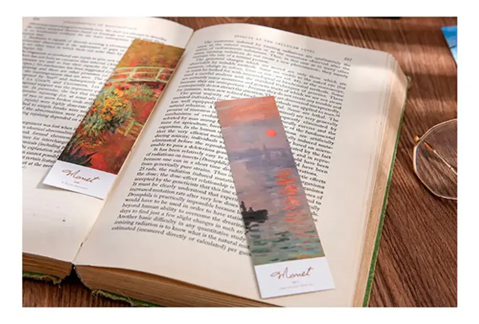 Set 30 Piezas Marcador De Página Libro Van Gogh Y Monet 5