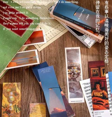 Set 30 Piezas Marcador De Página Libro Van Gogh Y Monet 10