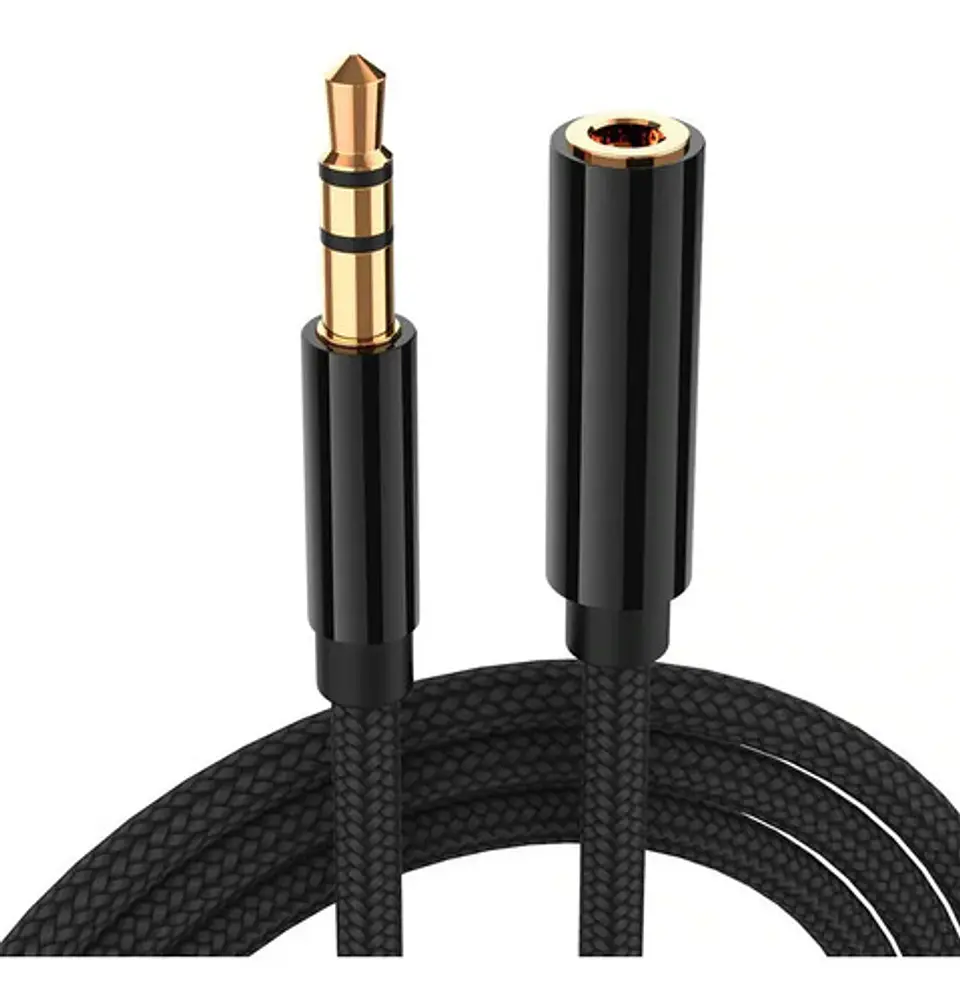 Cable Alargador Extension 3 Metros Audifonos 3.5mm 2