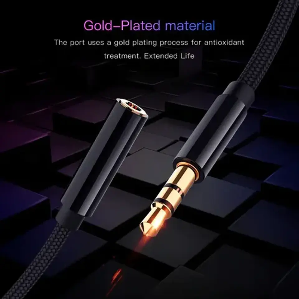 Cable Alargador Extension 3 Metros Audifonos 3.5mm 8