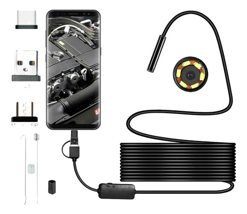 Cámara Endoscopica 5 Metros 7mm Micro 5m Usb Android | Dfast 1