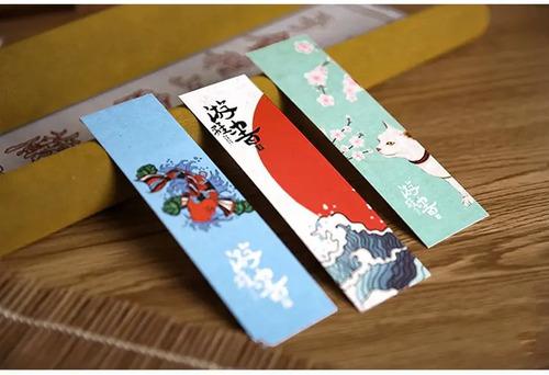 Set 30 Marcador De Página Libro Estilo Japonés Vintage Dfast 6