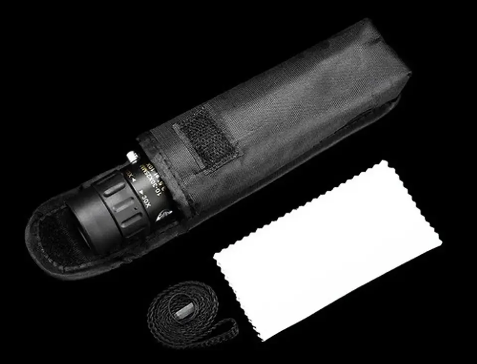 Monocular Largo Alcance 10-30x25 Enfoque Variable + Estuche 10