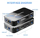 Switch Hdmi 2.0b 4x1 4k Con Extractor De Audio Arc Hdr 10 - Miniatura 3