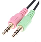 Cable Adaptador 3.5mm Para Audifonos Con Micrófono - Miniatura 3