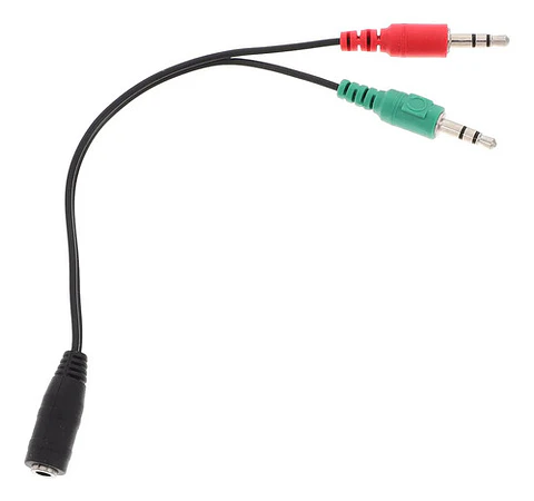 Conector Divisor De 3.5mm Audifonos Y Micrófono | Dfast