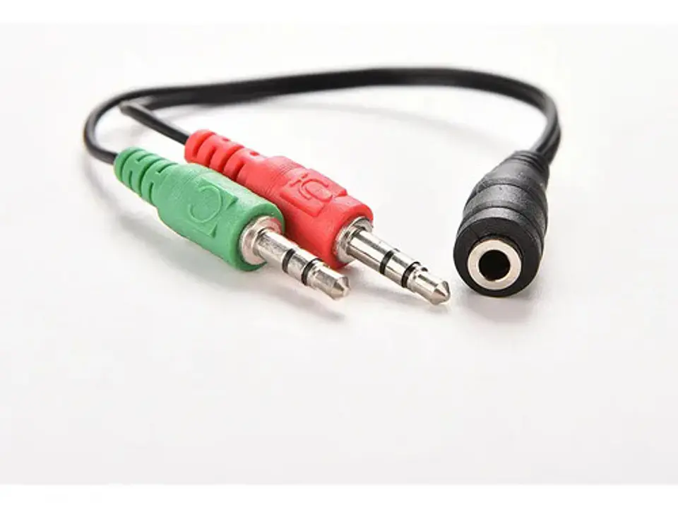 Conector Divisor De 3.5mm Audifonos Y Micrófono 4