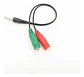 Conector Divisor De 3.5mm Audifonos Y Micrófono - Miniatura 5