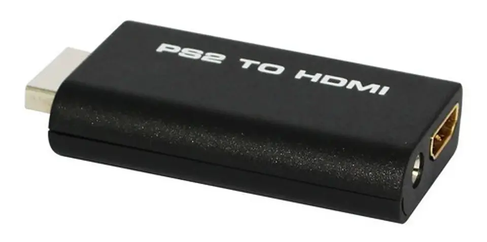 Adaptador Compatible Con Ps2 A Hdmi + Jack De 3.5mm 3
