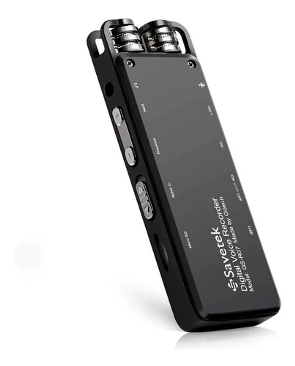 Grabadora Digital Profesional Savetek Voz Sonido 8gb Mp3 Wav 7