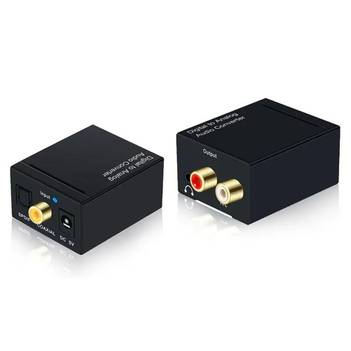 Conversor De Audio Digital A Rca Cable Optico 3.5mm 3