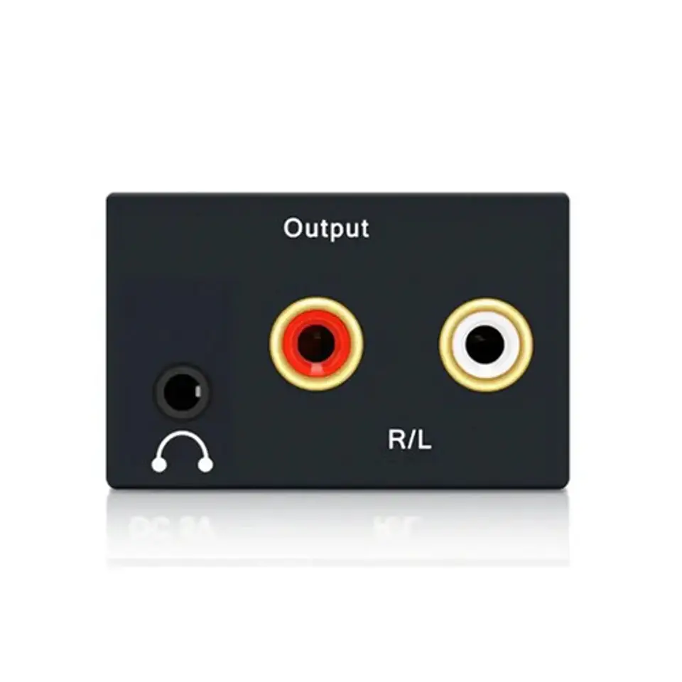 Conversor De Audio Digital A Rca Cable Optico 3.5mm 5