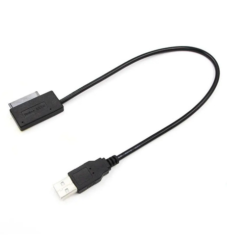 Cable Adaptador Usb X Mini Sata 2 Para Portátil, Dvd Y Cd, Color Negro 5