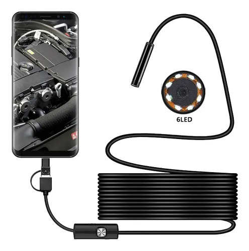 Cámara Endoscopica 7mm 10 Metros Micro Usb Android | Dfast 2