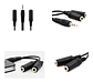 Adaptador Splitter 3.5mm Para 2 Audifonos Duplicador Estéreo - Miniatura 2