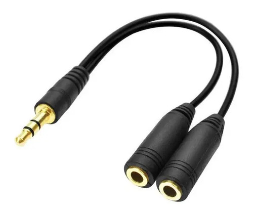 Adaptador Splitter 3.5mm Para 2 Audifonos Duplicador Estéreo 4