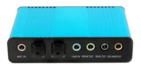 Tarjeta De Sonido Externa Usb 5.1 Canales Digital Pc | Dfast