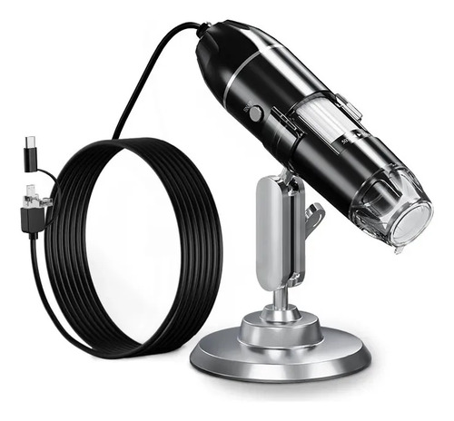 Microscopio Digital Usb 1600x Cámara Con 8 Leds Pc | Dfast 2