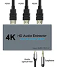 Extractor De Audio Y Splitter Hdmi 1x2 4k Óptico 3.5mm Spdif - Miniatura 7